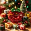Corona de Navidad para Paisaje en Miniatura Accesorios de Resina Decoración de Escena Adornos Colgante para Llavero Adornos para Manualidades Imanes para Refrigerador