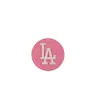 [MLB] Los Ángeles dodge zapato flor de equipo zapato flor hebilla de zapato agujero zapatos decoración Hebilla de zapato de caucho suave PVC