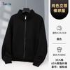 Sudadera de Forro Polar Polar Grueso de Peso Pesado de 650 g Personalizada Otoño e Invierno Cuello Alto Cierre Uniforme de Béisbol 2025 Chaqueta de Marca de Moda