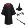 Túnica de Academia Harry Potter Disfraz para Niños Túnica Mágica Ropa Periférica Cos Capa Uniforme Escolar Halloween Performance