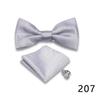 Corbata formal de negocios para hombre pañuelo de bolsillo traje banquete traje de boda accesorios lazo cuello flor fábrica mayoreo