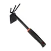 Ferramenta de Mão para Jardinagem Pesada, Aço Carbono de 1,2 mm de Espessura Jardim [Sua Escolha de Ferramenta] com Cabo Ergonômico Antiderrapante de TPR, Ferramenta Resistente à Ferrugem para Cavar, Capinar e Plantar (Preto)