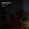 Panel de lámpara empotrada de pared tipo 86 con interruptor de una sola articulación, de vidrio templado de estilo europeo, de una sola apertura y control único con luz LED para el hogar