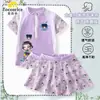 2026 Verano Nuevo Kpop Grupo de Chicas Cazadoras de Demonios Traje de Baño Elegante Infantil Conservador de Dos Piezas con Falda Floral Moderno