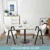 Juego de Mesa y Sillas Negociable para Recepción, Mesa y Sillas Modernas de Ocio para Balcón, Mesa Redonda Pequeña, Mesa de Comedor para Cafetería y Tienda de Té con Leche al por Mayor