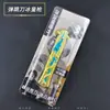 Juego Anime Rey de Hielo Arma 22cm Cuchillo de Salto Bomba Molde Aleación de Zinc Accesorios Artesanías Juguetes No Cortantes