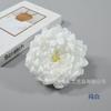 Flor de crisântemo artificial rica tecido de seda flor artificial material artesanal adereços de fotografia guirlanda adorno de cabeça com flor lasanha flor grande