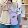 Bolso Bandolera Funcional Estilo Japonés con Esquema de Colores Vibrantes y Múltiples Bolsillos, Adecuado para Parejas para Compras Diarias y Viajes al Aire Libre