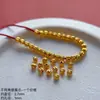 Acessórios Banhados a Ouro Prata Método Antigo S925 Cinzel Gravado Guirlanda de Cânhamo Lanterna de Contas de Oito Costelas Contas a Granel Corda para Pulseira DIY