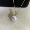 Accesorios de Plata S925, Colgante Exquisito de Gota de Agua, Incrustación de Circonita Blanca, Cuentas de Referencia 12-13 mm, Cadena de Cuentas no Incluida