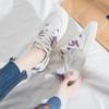 Grande Promoção 2025 Primavera e Verão Novos Sapatos Brancos Versáteis para Mulheres Tênis Estilo Coreano Sapatos da Moda para Estudantes Sapatilhas Couro Sapatos de Treino Alemães