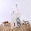 Suministro directo de fábrica, bolso de lona para estudiantes, bolso de algodón biselado para hombro, bolso de lona colgante con logotipo para mujer