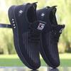 Zapatos Casuales Ligeros de Malla Transpirable sin Cordones para Verano con Suelas Elásticas Suaves, Tenis de Malla Única, Zapatos de Viaje, Antideslizantes y Ligeros