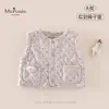 MsPualaOtoño nueva colección: Ropa de bebé niña Clase A, con un lindo diseño de caricatura y chaleco sin mangas