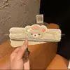 Adesivo Fofo Longo Rilakkuma Pintinho Cabelo Voando Adesivo para Lavar o Rosto Franja Coque Dupla Face Headband Acessórios de Cabelo Doces Fofos