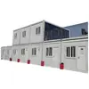 Casas Container Inabitáveis, Casas Móveis, Casas Pré-fabricadas Temporárias para Montagem de Exportação, Escritórios à Prova de Fogo, Contêineres de Embalagem