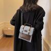 Bolso de Hombro de Moda 2024 Nuevo Versátil Retro para Viajero Pequeño Bolso Cuadrado Mochila de Estudiante