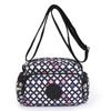 Bolso de Hombro de Tela Oxford con Flores de Moda Bolso Cruzado de Moda Bolso Coreano Tipo Concha Bolso de Hombro Mochila para Mujer Bolso para Teléfono Móvil