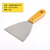 Cuchillo de masilla de acero inoxidable personalizado por el fabricante Hoja de limpieza de acero inoxidable pulido espejo Mango de plástico Cuchillo de masilla