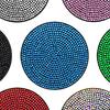 Posavasos de silicona con ranura para taza y aislamiento antideslizante con incrustaciones de diamantes, suministros especiales transfronterizos para automóviles con diamantes de colores creativos