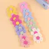 Tecido Estilo Coreano Ponto Colorido Diamante Enchimento de Algodão Headwear de Flor Cabeça de Animal Acessórios de Flor para Pets Materiais Decorativos para Sapatos e Meias Atacado de Sapatos e Meias