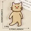 Parche Bordado de Gato Lindo de Dibujos Animados Autoadhesivo DIY Accesorios para Fundas de Teléfono Venta Directa de Fábrica Parche Applique