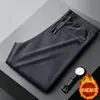 Fornecimento Direto da Fábrica Original Calças de Veludo Grossas de Inverno Quentes Casuais de Perna Reta Customização Disponível com Fotos Múltiplas Cores Opcionais