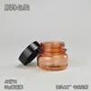 Botella de Crema Personalizada de 50g Marrón Transparente Empaque de Cosméticos para Mascarillas Boca de 47 Dientes Botella de Plástico PET Boca Ancha Fábrica de Origen