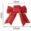 Decorações de Árvore de Natal Laço Fita Acabada Decoração de Feriado Fita para Pilha de Presentes Fita para Embrulho de Presentes