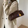 Exquisita Bolsa Translúcida de Gran Capacidad para Mujer Otoño e Invierno 2025 Bolso Cruzado para Hombro y Axila Bolso de Mensajero a la Moda Bolso Versátil tipo Baguette