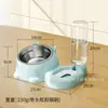 Comedero para gatos, comedero para perros, comedero para mascotas de doble uso, dispensador automático de agua, comedero antideslizante para gatos, suministros de comedero para perros y gatos