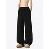 Pantalones de Chándal Scimitar de High Street Americano para Hombre y Mujer, Marca de Tendencia Otoñal, Pantalones de Chándal de Pierna Ancha con Empalmes, Pantalones Rectos Casuales Sueltos Pesados