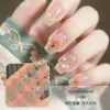 Pegatinas para Uñas Semi-Curadas de 20 Dedos Segunda Generación Pegatinas de Porcelana Venta al por Mayor de Fábrica Pegatinas para Uñas Semi-Curadas Gel UV Pegatinas para Uñas Semi-Horneadas Pegatinas para Uñas