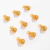 Colgante de Calabaza Hueca Chapado en Oro Pulsera DIY Accesorios de Joyería Semi-Terminados Gota Pequeña Venta al por Mayor