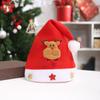 Natal Exclusivo Decorações de Chapéu de Natal Chifre de Alce Chapéu de Pelúcia Adulto e Crianças Chapéu de Papai Noel
