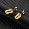 Pendientes de Acero Inoxidable Hip-Hop Transfronterizos Europeos y Americanos, Personalizados, Exagerados, Simples, Pendientes de Nicho, Pendientes, Regalos para Chicas al por Mayor