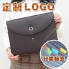 Bolsa de Almacenamiento de Archivos de Cuero tipo Acordeón Carpeta de Acordeón Amazon Bolsa para Archivos con Insertos Multicapa Gran Capacidad Bolsa de Acordeón para Negocios