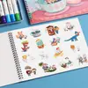 Marca Ben a5 Animación Marca Papel a4 Libro de Pintura Libro de Arte Libro Especial para Niños y Estudiantes de Primaria con Papel para Dibujar Marca Lápiz