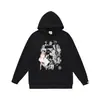 Moda Urbana Transfronteriza de Comercio Exterior Marca Unisex Otoño e Invierno Estampado de Letras Sudadera con Capucha Holgada Pulóver Sudadera Ape Casual Versátil