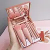 Novo Estojo de Espelho de Viagem Conjunto de Pincéis de Maquiagem Cangzhou Pincel de Pó Multifuncional Portátil Pincel de Blush Ferramentas de Maquiagem