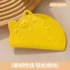 Faca de Silicone para Fatiar Formato de Porco Raspador de Bolo Espessado de Grau Alimentício Fatiador Doméstico Ferramenta Segura para Mãos Economizadora de Esforço