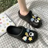 Sandálias e Chinelos de Praia Femininos Fofos DIY de Solado Grosso para Meninas de Solado Macio Calçados de Verão para Enfermeiras