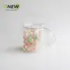 250ml Novo Produto Sun Baby Pote Plástico Doce Biscoito Boca de Rosca Garrafa Plástica Suplemento Alimentar Infantil Pote Plástico para Alimentos