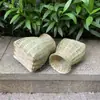 Canasta de pescado tejida a mano de bambú, canasta pequeña para llevar, verde bambú, usada como utilería para actuaciones de danza de jardín de infantes, sesiones de fotos y para sostener flores
