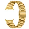 Adecuado para Samsung Watch8 Ultra2 Correa de Acero Inoxidable de Cinco Eslabones Correa de Metal Clásica para Watch8
