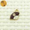 Hefeng Geisha DIY Aleación Accesorios de Joyería Colgante Individual Serie de Dibujos Animados Colgante de Abanico Cuerda para la Cabeza Colgante Pequeño