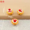 Nueva Serie de Tartas de Fruta DIY Hecho a Mano Pegamento de Crema Accesorios de Resina Adorno Colgante Decoraciones
