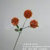 Bola de flor de diente de león artificial de 3 cabezas, adecuada para decoraciones de bodas, arreglos de pasillo, arreglos florales de suelo y decoración del hogar/sala de estar; flores de seda