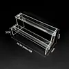 Estantería Escalera de Almacenamiento de Cajas Sorpresa de Escritorio Soporte Transparente para Exhibición de Figuras Pop Mart Soporte de Exhibición Figura Modelo
