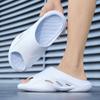 Nuevas Pantuflas de Doble Capa para Hombre Verano 2025 Suela Gruesa Antideslizantes Deportivas de Eva Sandalias de Playa Casuales Antideslizantes